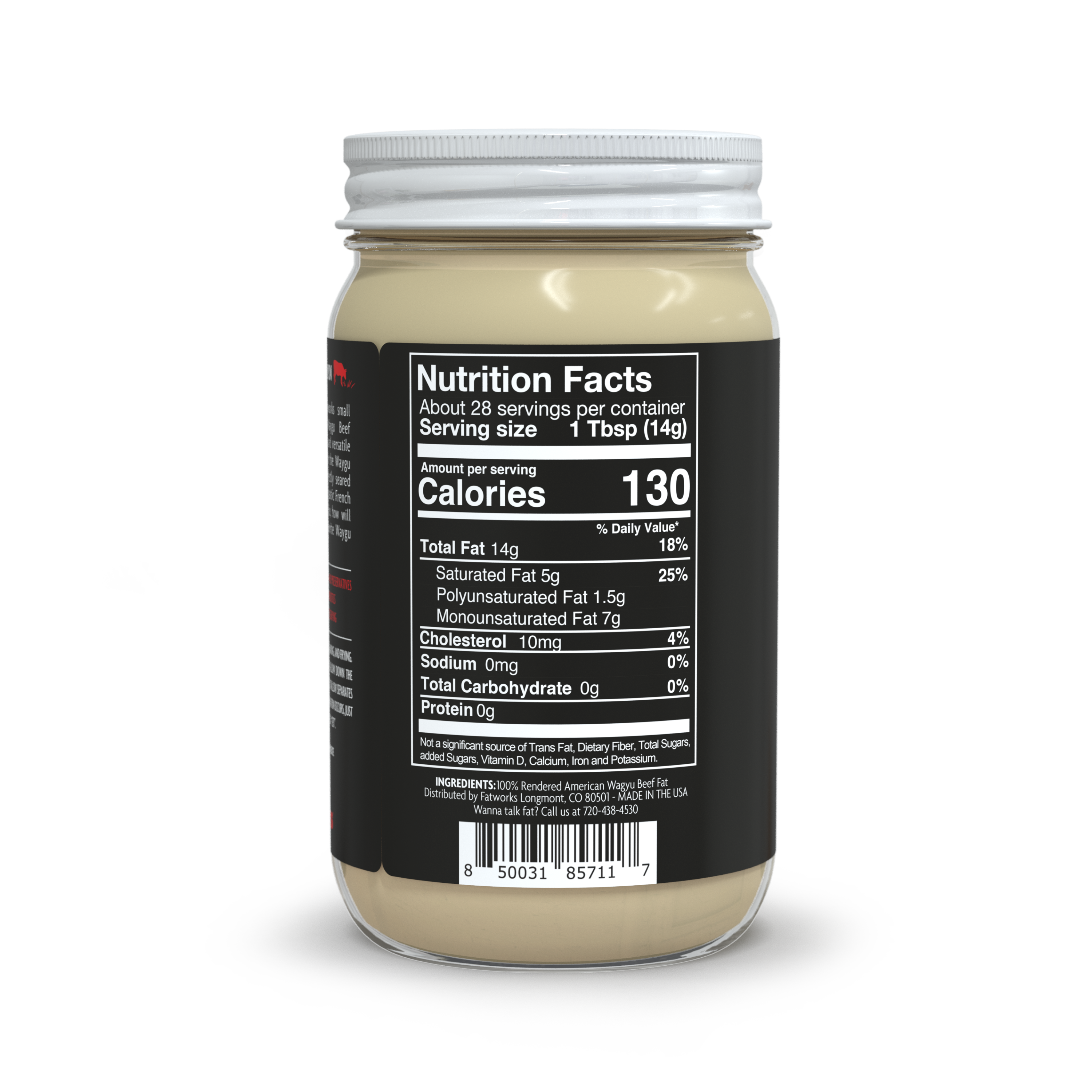 Fatworks - Vente Huile de cuisson - Suif Waygu américain2