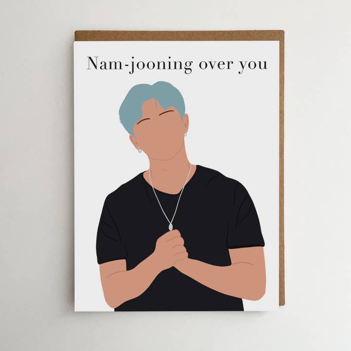 Carte RM BTS | Carte BTS | Carte Nam-jooning over you pour la vente par Smar Art