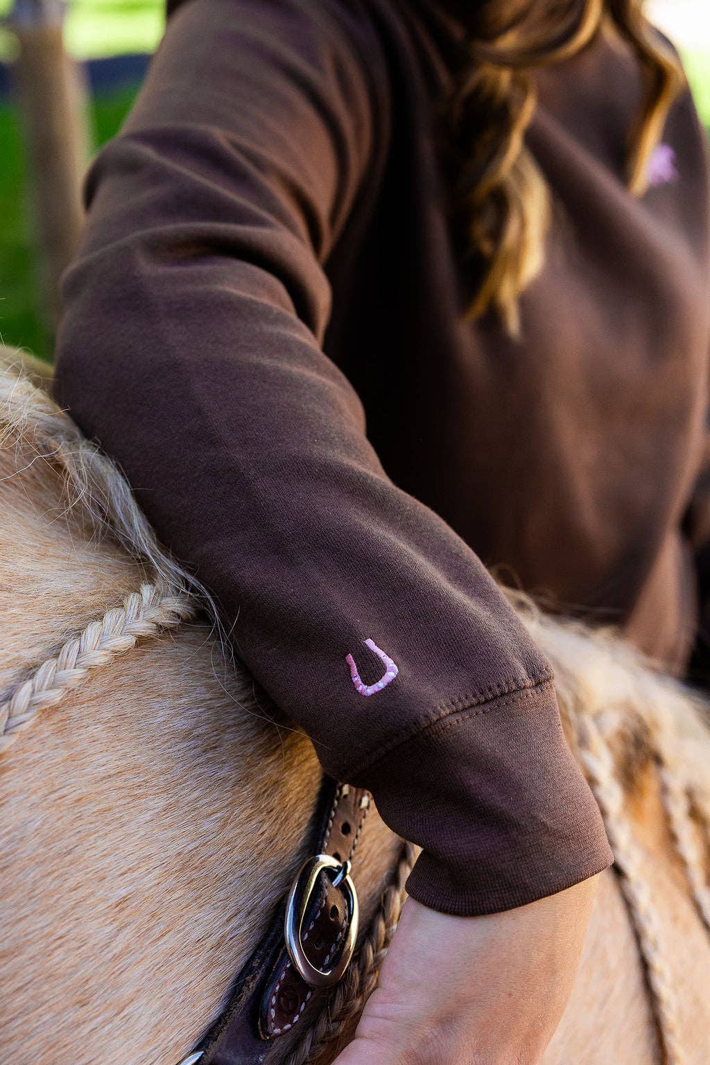 Bridle Up Hope Shop - Wholesale Sweatshirt - Women's - Chestnut Charm Sweatshirt2