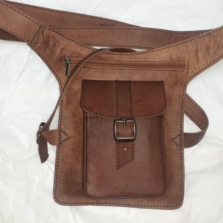 Marsupio XL con fibbia per la vendita all'ingrosso da parte di Hecho a mano