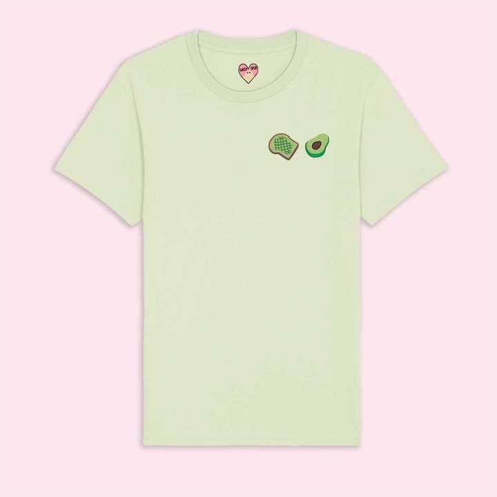 AVOCADO TOAST - Broderad ekologisk T-shirt för wholesale av SassySpud