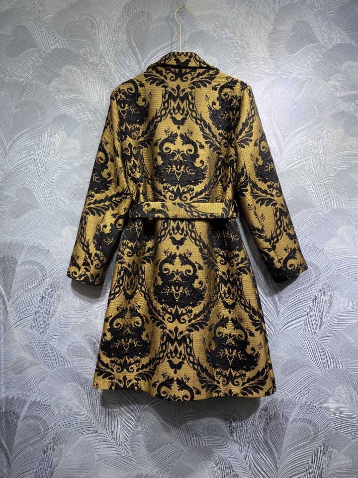 Kleur als afbeeldingen CT101Y Gebloemde Geborduurde Windjack met Riem voor Dames voor groothandel op Faire3