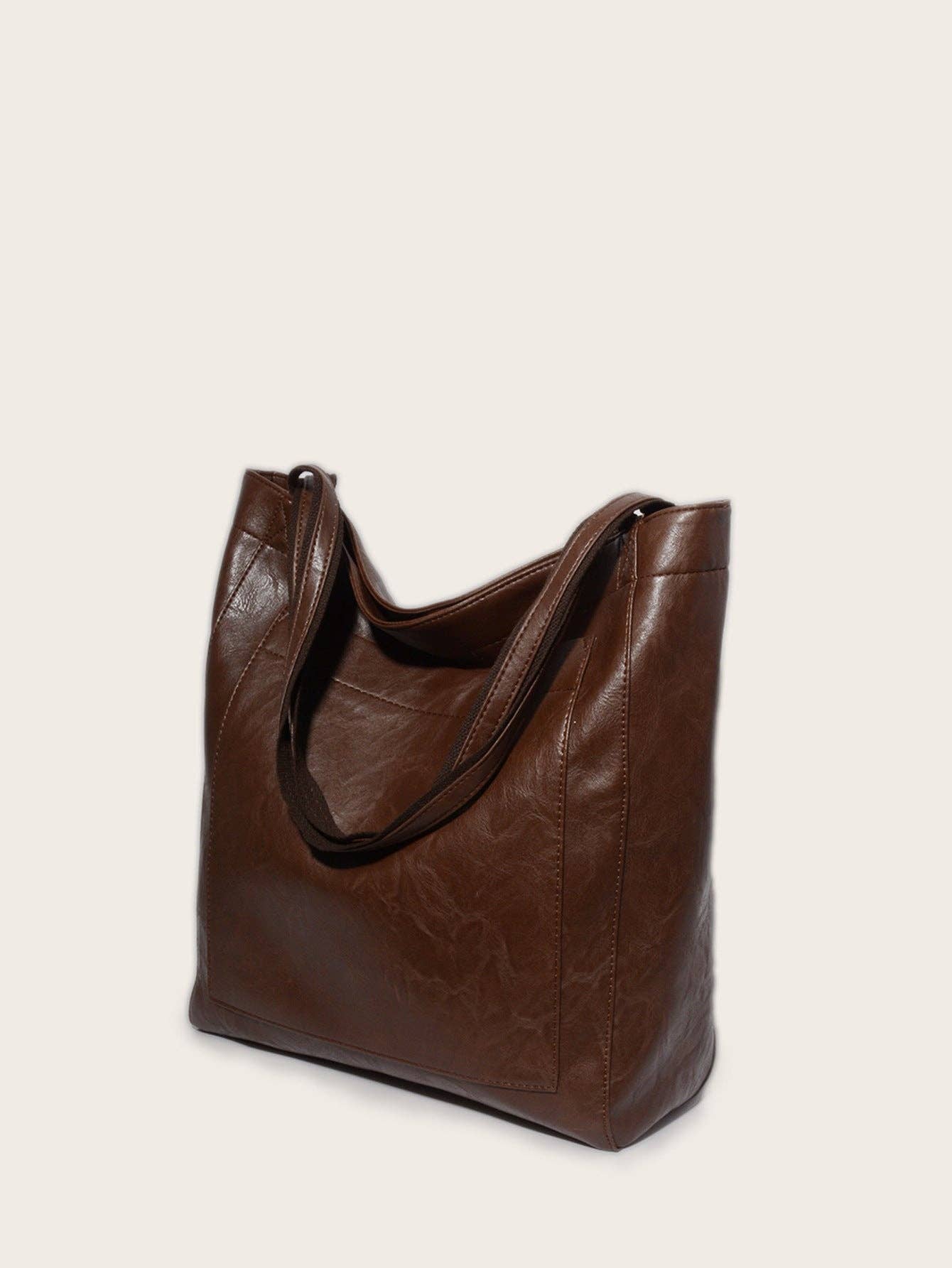 Suhkasana – wholesale Tote bag – Women's – Vintage Soft Leather Tote Bag with Pocket Large Capacity22