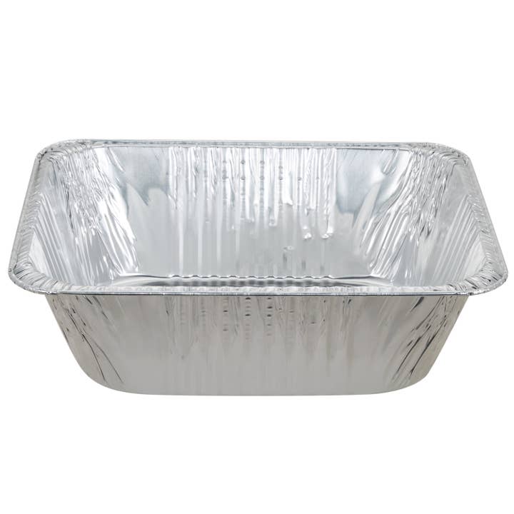 Half Size Extra Deep Aluminum Foil Pan 10x13x4" -100pk for wholesale by Luxe Party