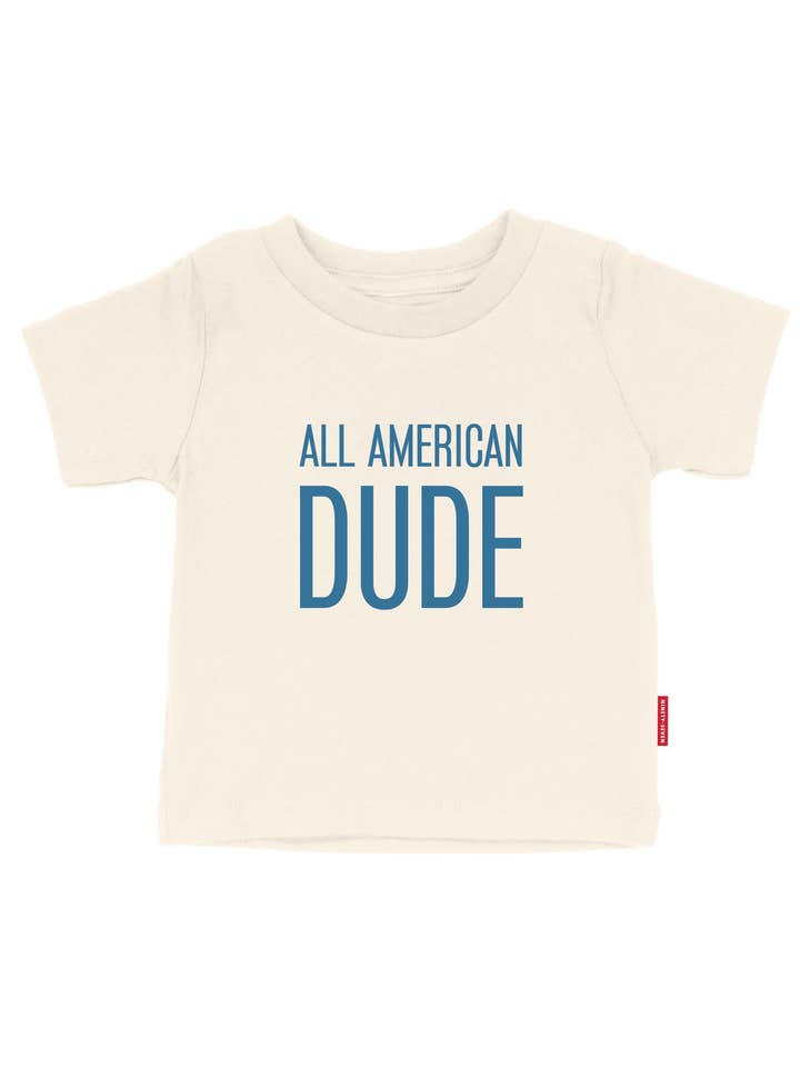 97 Design Co. - Wholesale Screen Printed T-Shirt - Kids - All American Dude - Kids T-shirt, 4th of July, Olympics Tee0