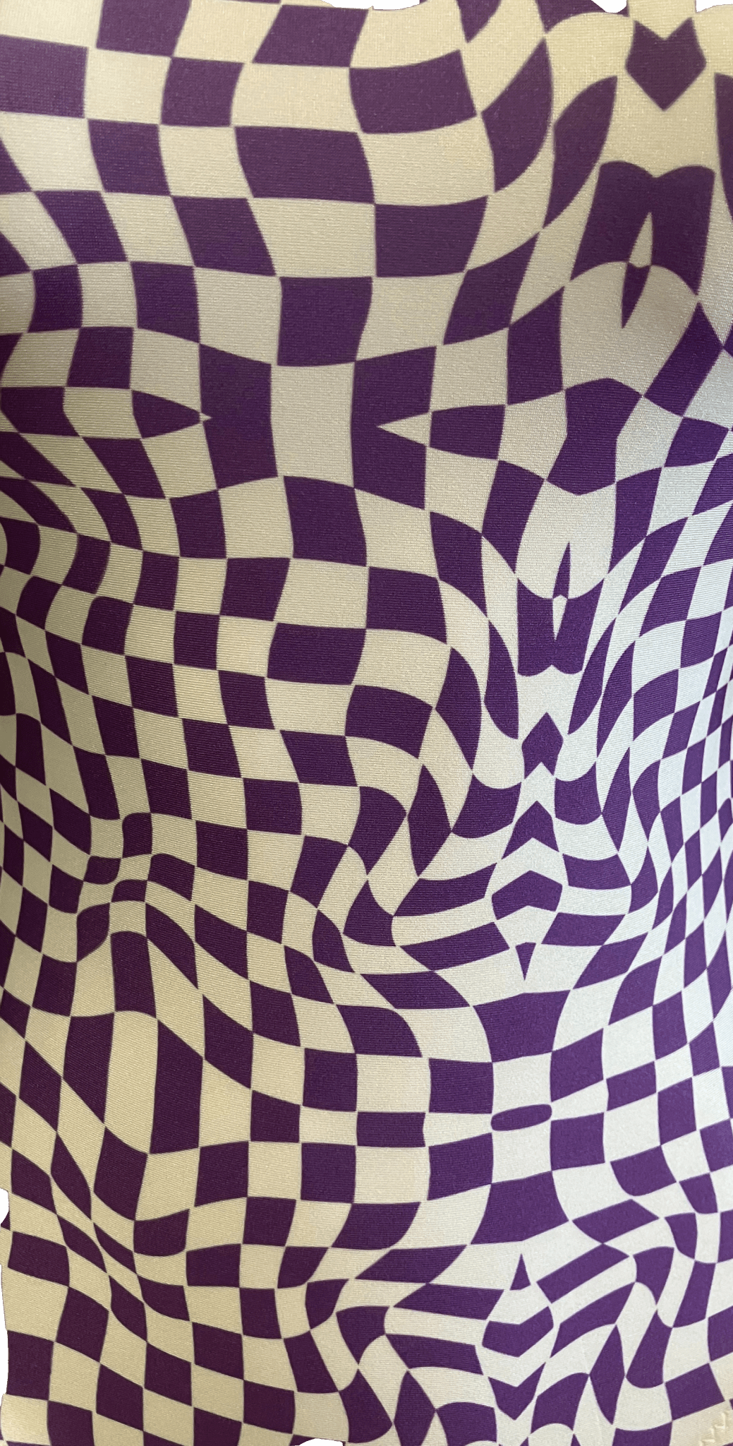 Foxy's Leotards – Großhandel Gymnastikanzug – Kinder – Lila Wellen Gymnastikanzug - Foxy's Schachbrettanzug für Mädchen & Tanz - Bequem, Stilvoll & in den USA hergestellt!1