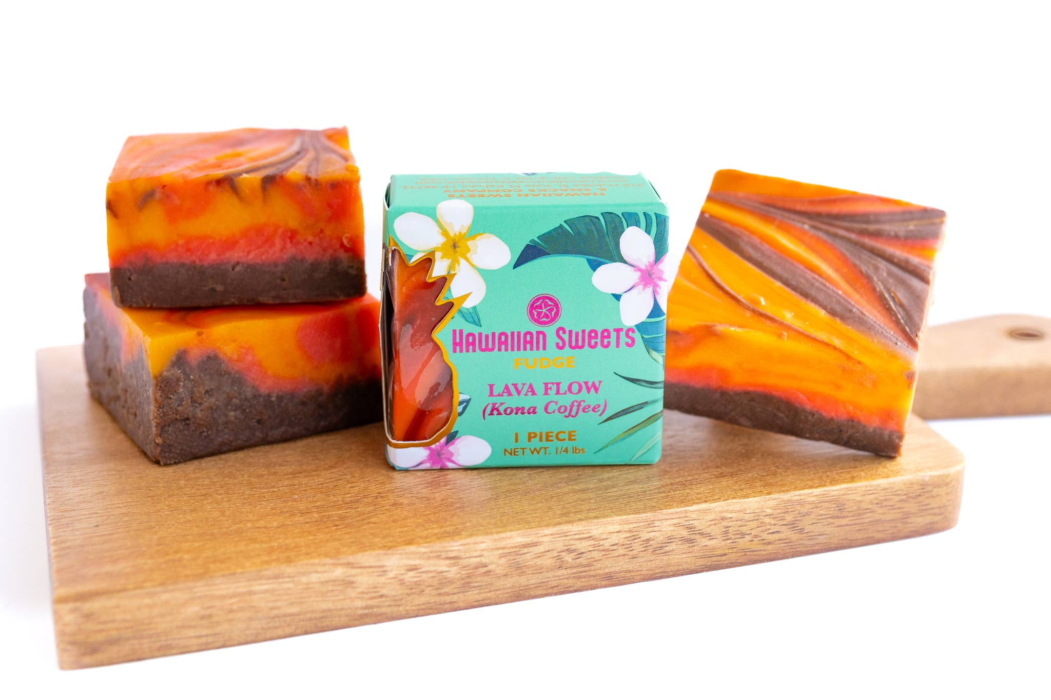 Hawaiian Sweets - Vente Fudges - Fudge Lava Flow | Pièce de 1/4 lb | Fabriqué à Maui2