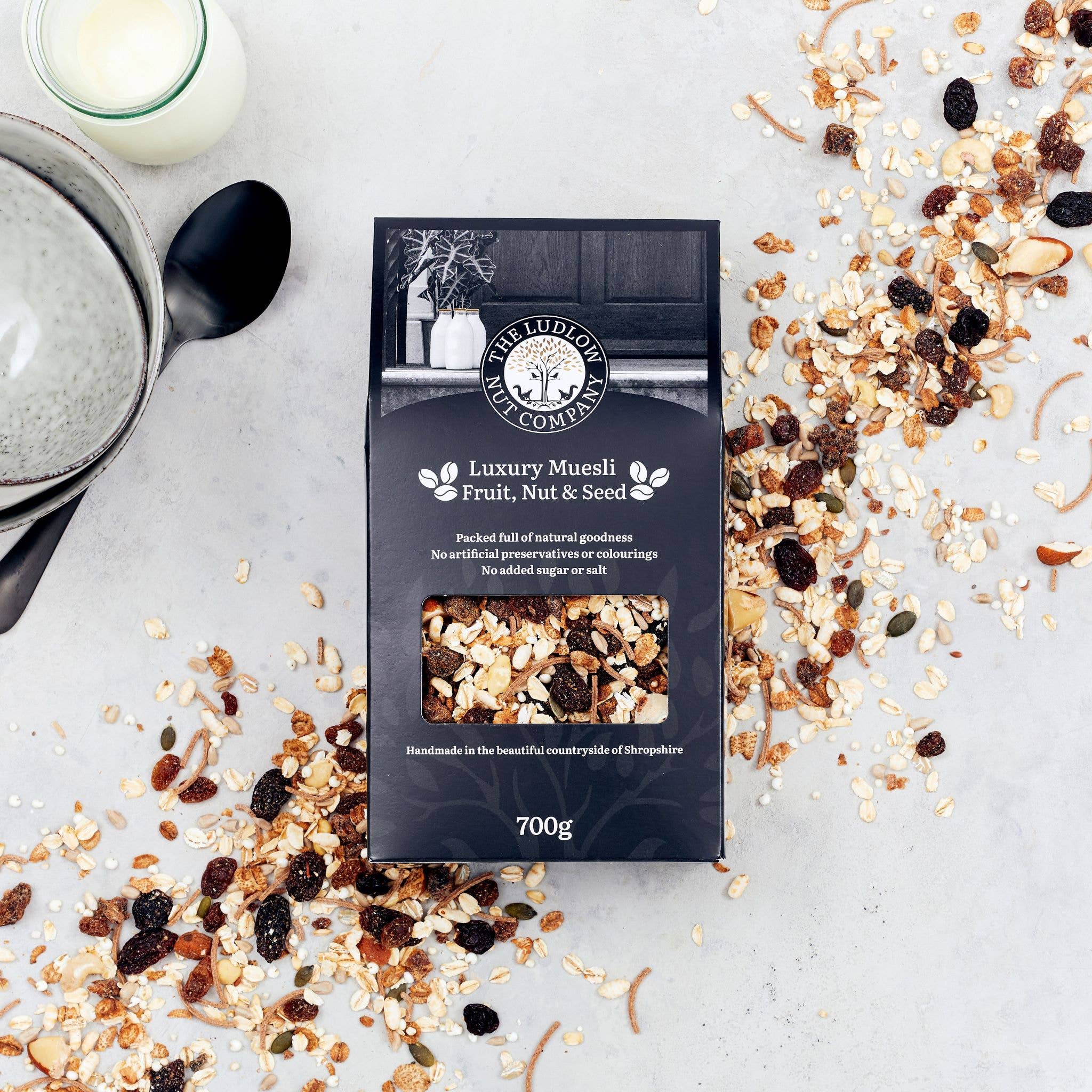 The Ludlow Nut Company - Wholesale Breakfast cereal - Luxury Muesli Fruit, Nut & Seed (700g)1