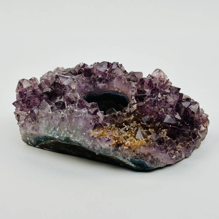 Rock Paradise - Wholesale Candle Holder - Crystal Amethyst Cluster Candle Holder B/C Grade4
