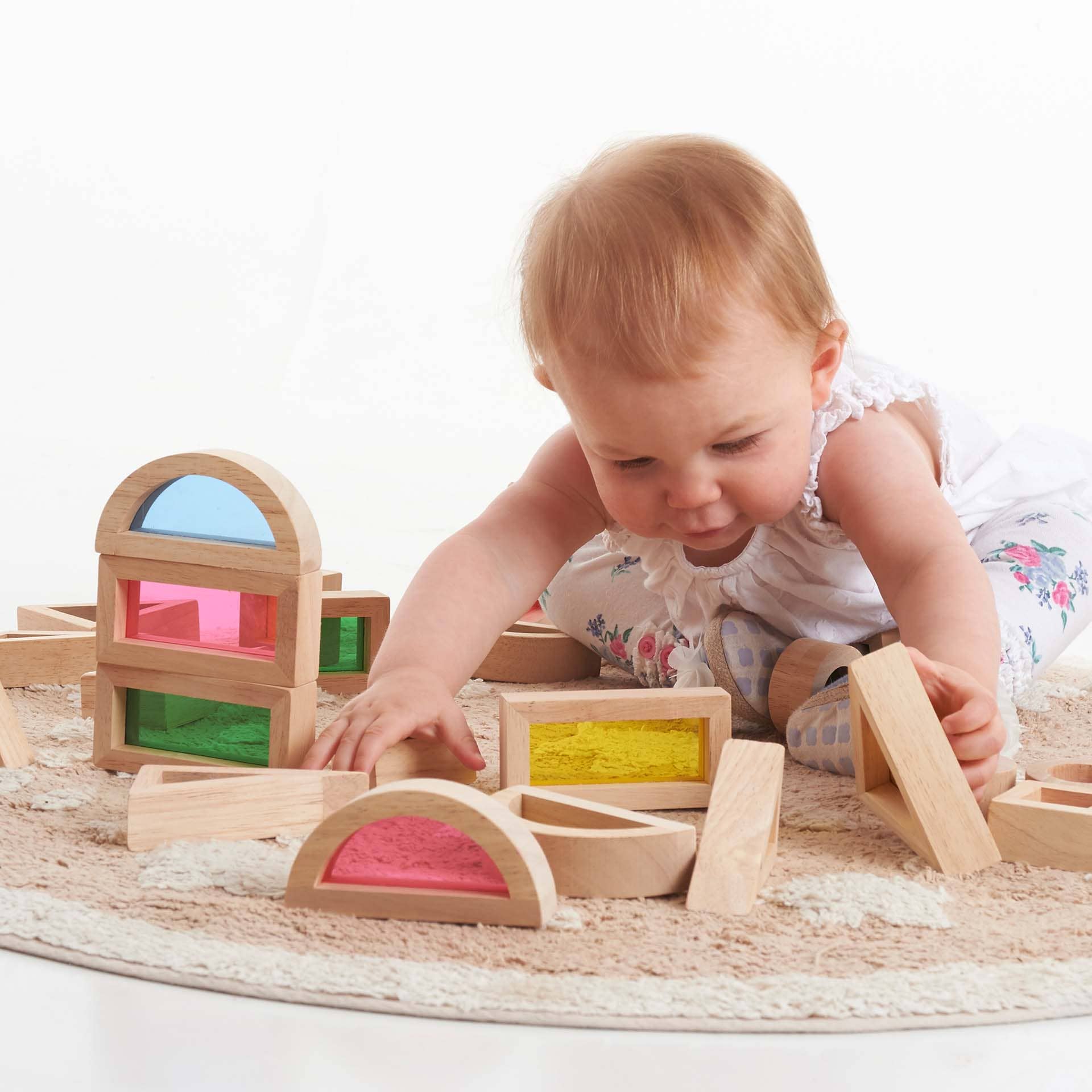 Commotion (Europe) BV - Wholesale Blocks - Kids Baby - Rainbow Blocks - Building blocks - Wooden Toy - Sensory
4
