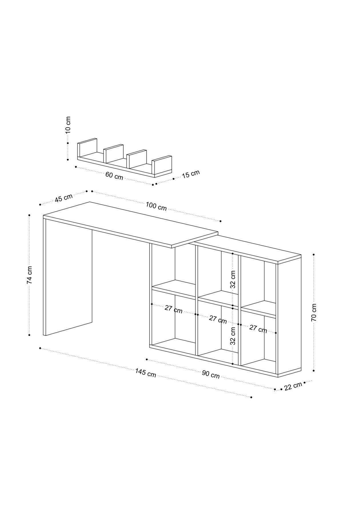Multicolore Scrivania da lavoro Decormet Blake in vendita all'ingrosso su Faire3