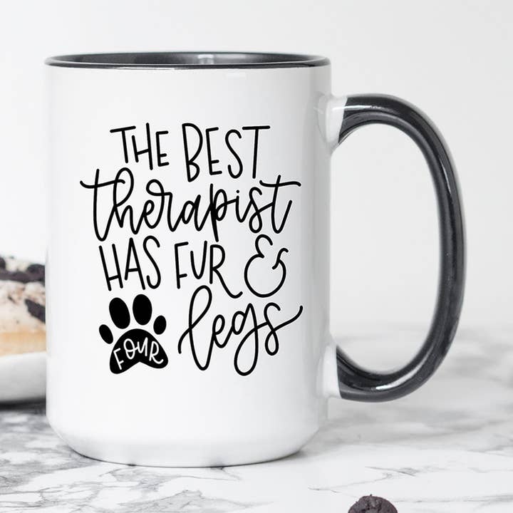 The Best Therapist Coffee Mug for wholesale by Blush and Bold Collective