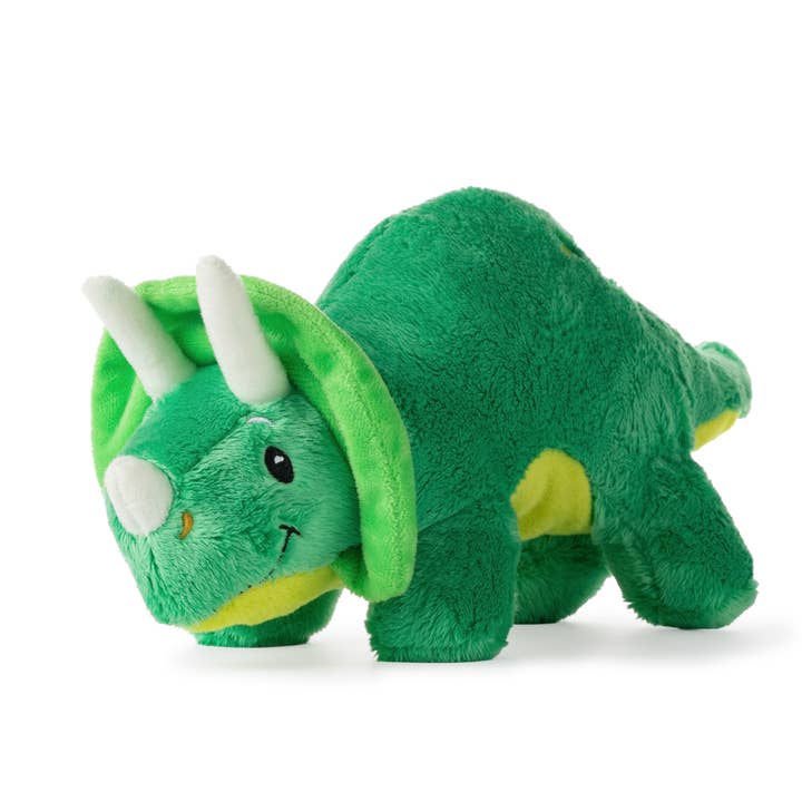 The Petting Zoo – wholesale Fyllda/plyschleksaker - Barn och baby – 28 cm baby-dinosaurie triceratops