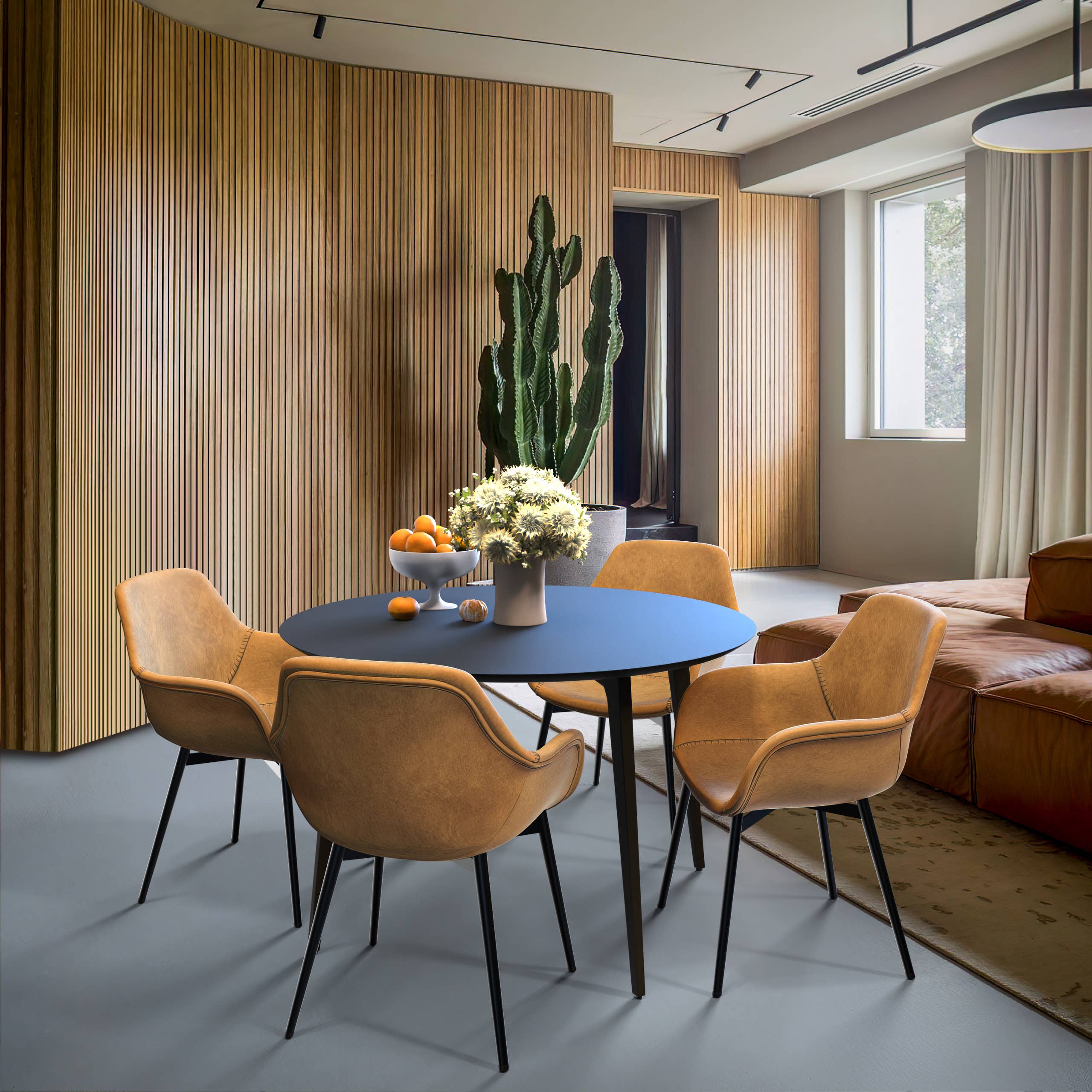 LeisureMod - Wholesale Chair - Markley Modern Ergonomic Leather Upholstered Dining Chair25