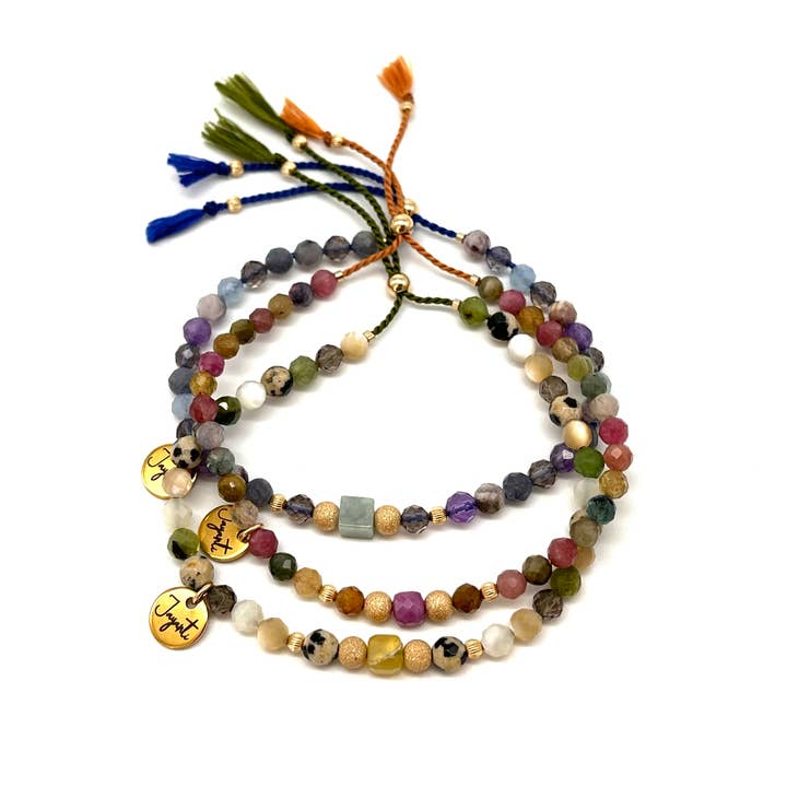 INDIRA - PULSERA DE PIEDRAS SEMIPRECIOSAS para venta al por mayor de JAYANTI Bijoux