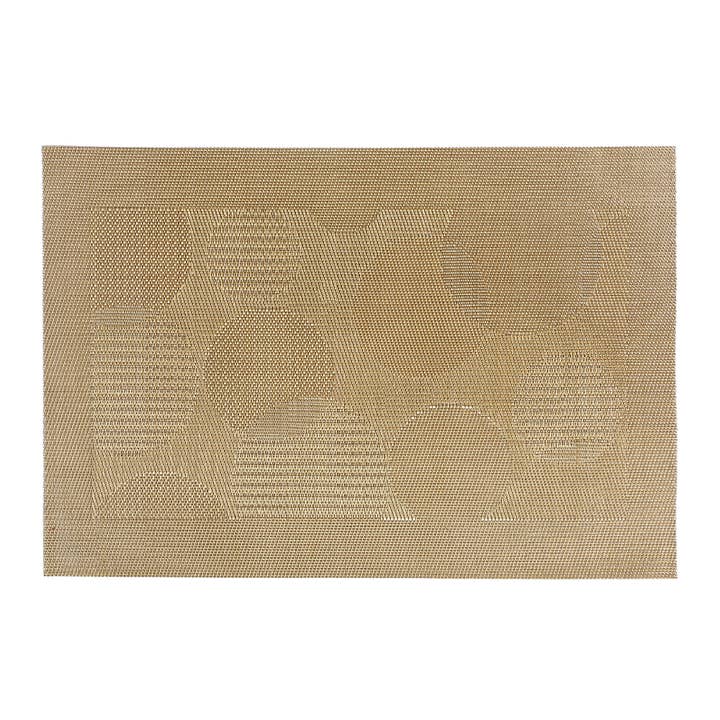 Vinyl Placemat Bubbles Gold for wholesale by IH Casa Decor