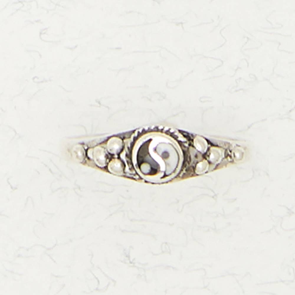 Nirvana LLC - Wholesale Cocktail/Statement Ring - Sterling Silver Ring - Yin Yang0
