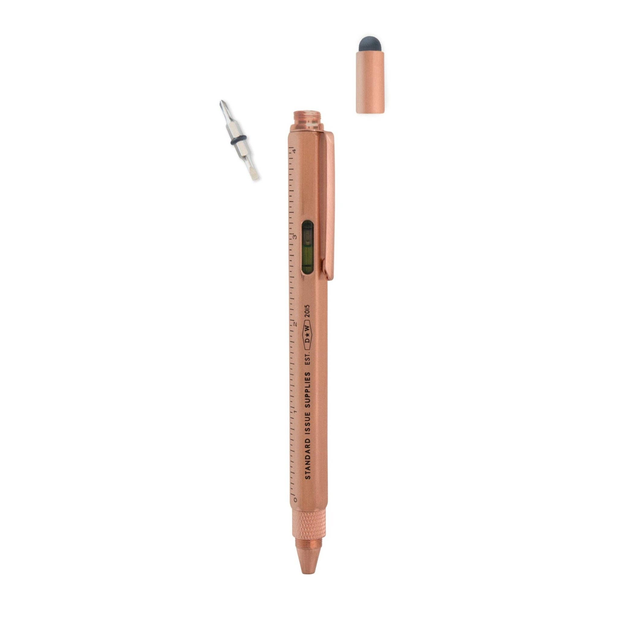Designworks Collective – wholesale Pen – Copper 6 in 1 Multi-Tool Pen2