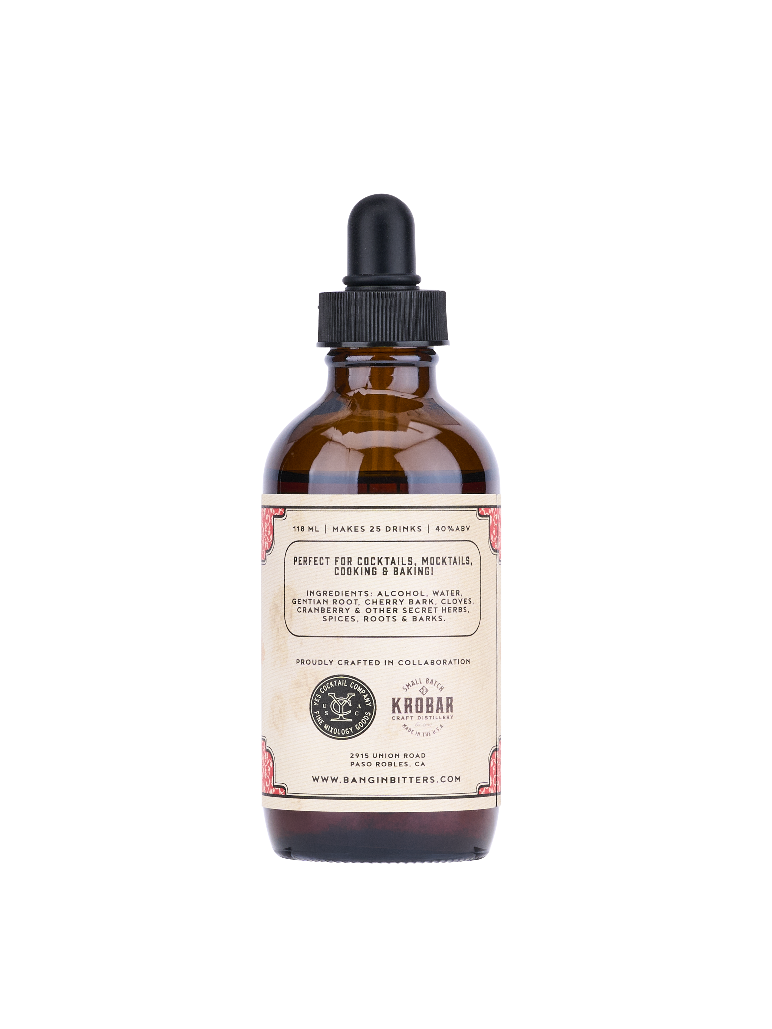 Yes Cocktail Co - Vendita all'ingrosso Bitter - Bangin' Bitters: Aromatico1