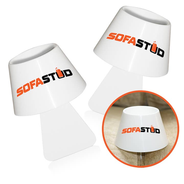 Sofa Stud®, le porte-gobelet révolutionnaire pour canapé, lot de deux pour la vente par Sofa Stud