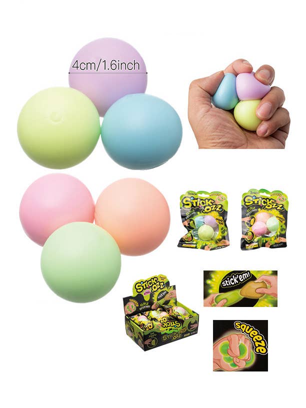 Glow in the Dark Sticky (MM) for wholesale by Puka Creations