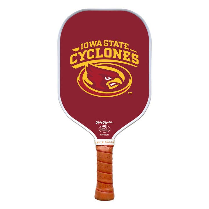 Pagaie de pickleball Iowa State Cyclones Cardinal Mascot (B2B) pour la vente par Rally Republic