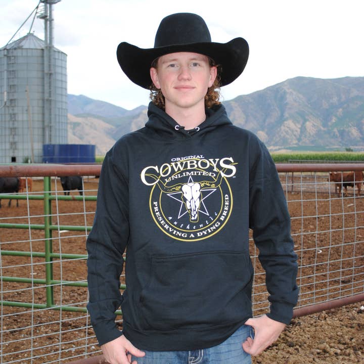 Authentic Skull - Felpa per la vendita all'ingrosso da parte di Country Barn USA