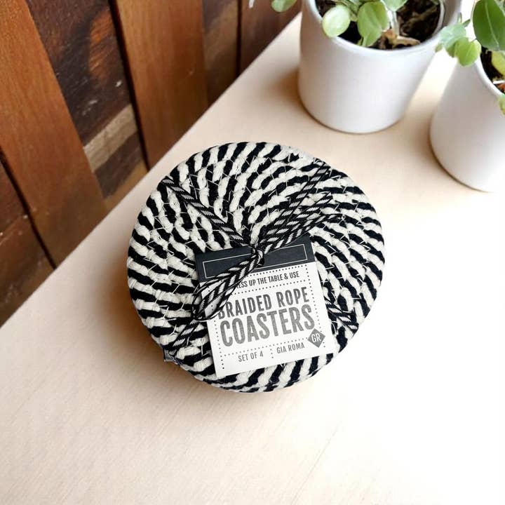 Gia Roma - Wholesale Coasters - Fall Fabric Coaster Sets, Gift Ready | Autumn Tabletop Decor89