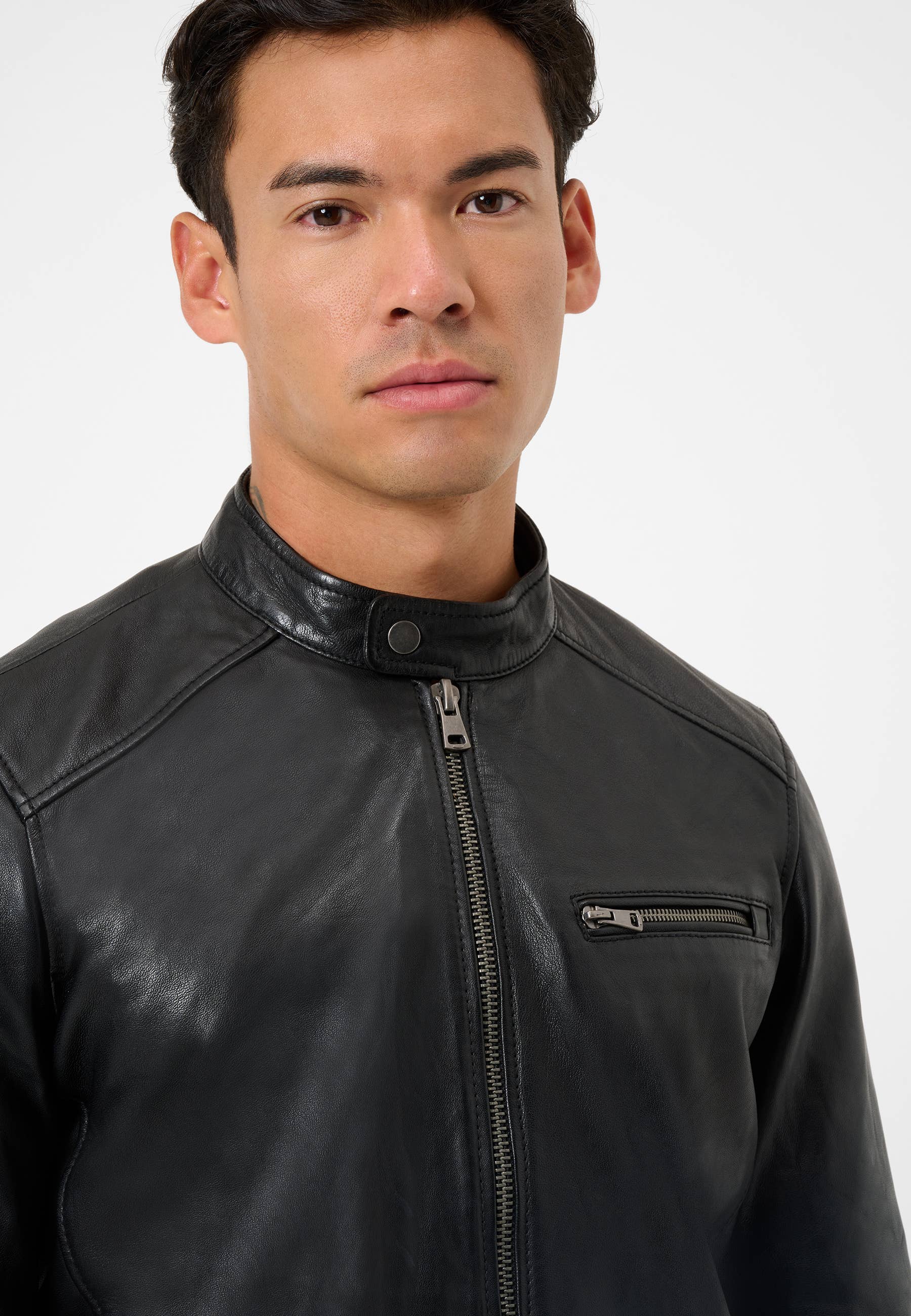 Ricano – Engroshandel Motorcykeljakke - Herre – Herre læderjakke Andre - vegetabilsk garvet lammeskind4