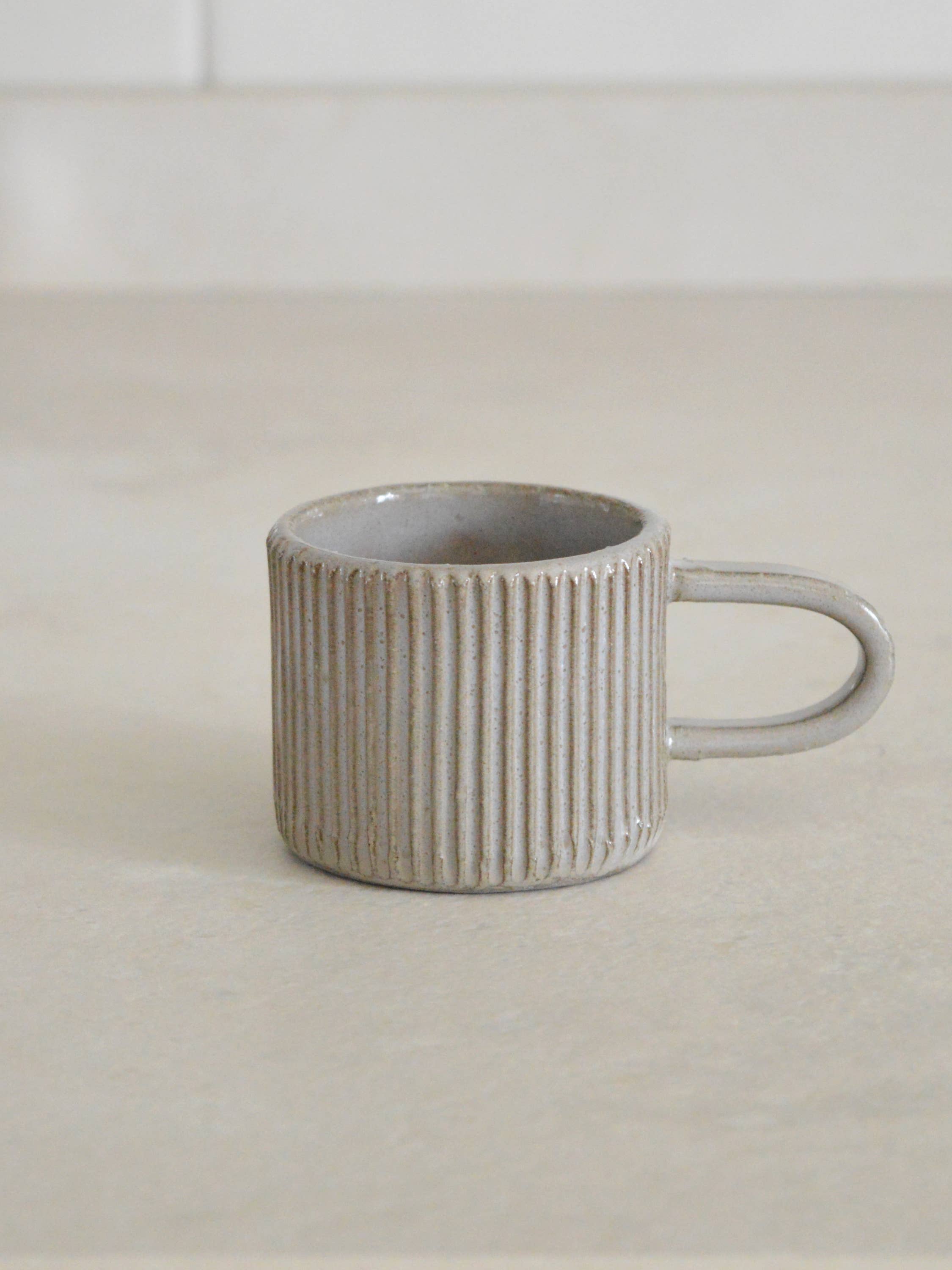 Karolina Bednorz Ceramics – wholesale Coffee/tea cup – LIMITED EDITION Grey Espresso cup Handmade in Italy1