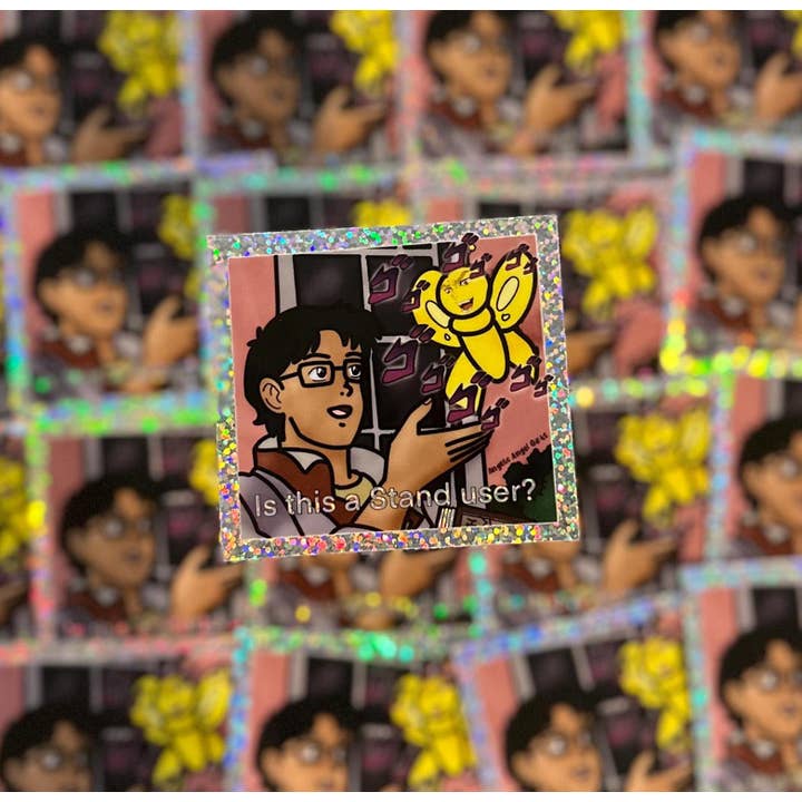 Angelic Angel Gifts - Wholesale Sticker - Glitter Jojo Stand User Sticker4