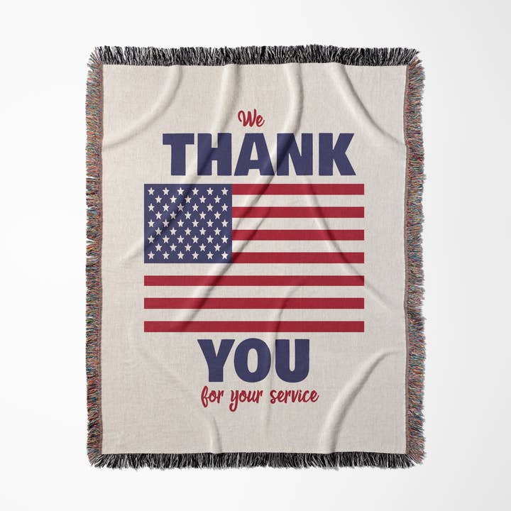 3dRose - Wholesale Throw Blanket - 3dRose, We Thank You For Your Service - Veteran, Blanket0