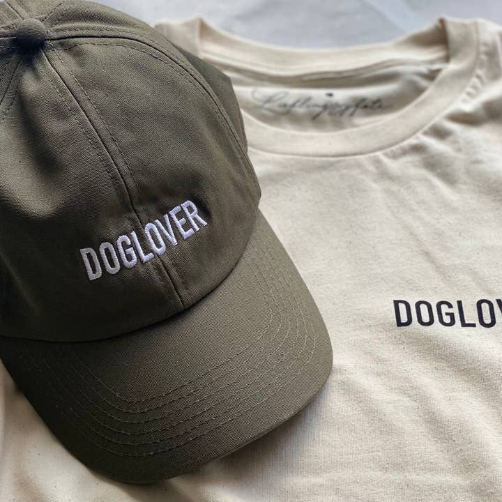 Lieblingspfote – wholesale Baseball cap – Unisex – “Doglover” cap olive1