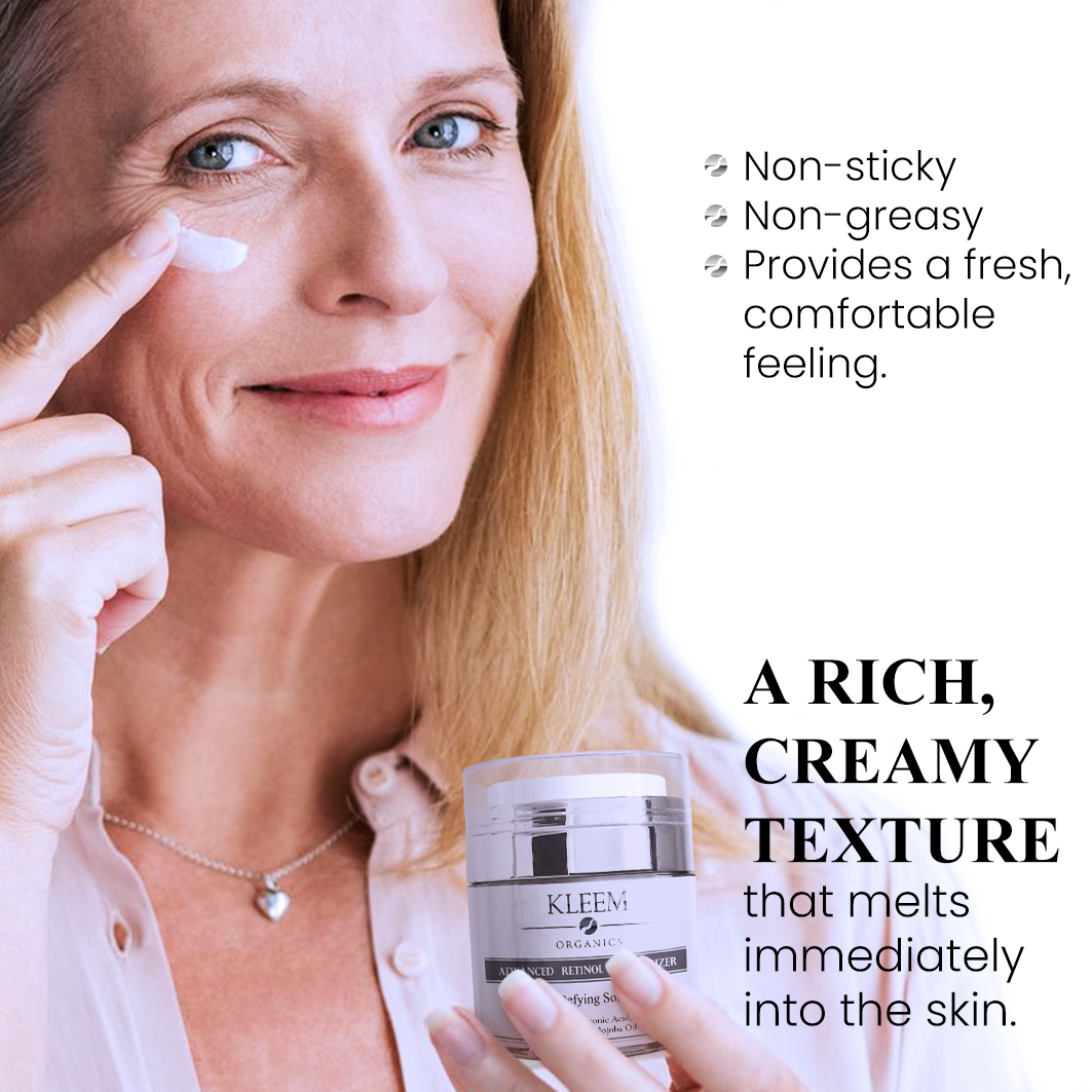 Kleem Organics - Wholesale Anti-Aging Moisturizer - ANTI-AGING RETINOL MOISTURIZER - For Firmer Skin and Brighter Complexion4