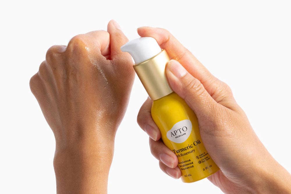 Apto Skincare - Wholesale Facial Oil - Turmeric & Rosemary Brightening Moisturizing Facial Oil3