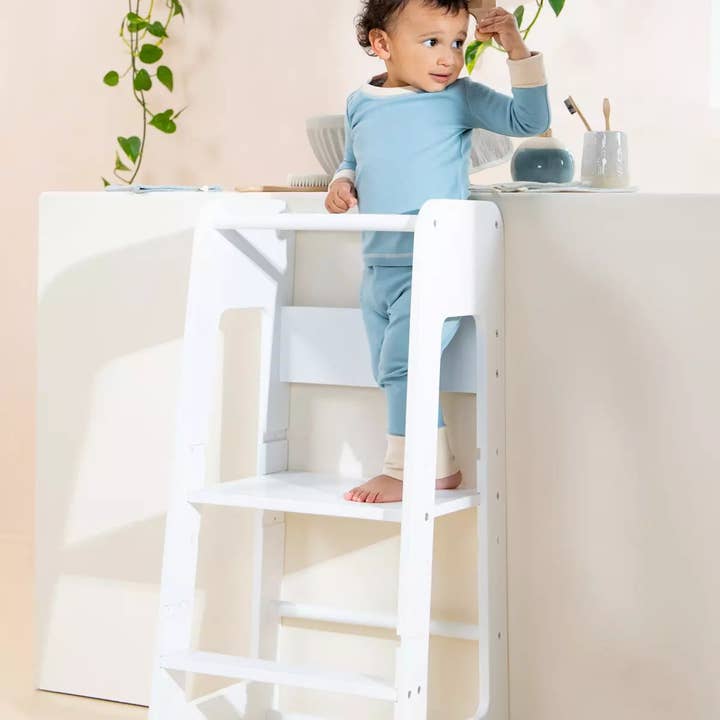 Coco Village - Wholesale Wood Toy - Kids - Educational Tower - White