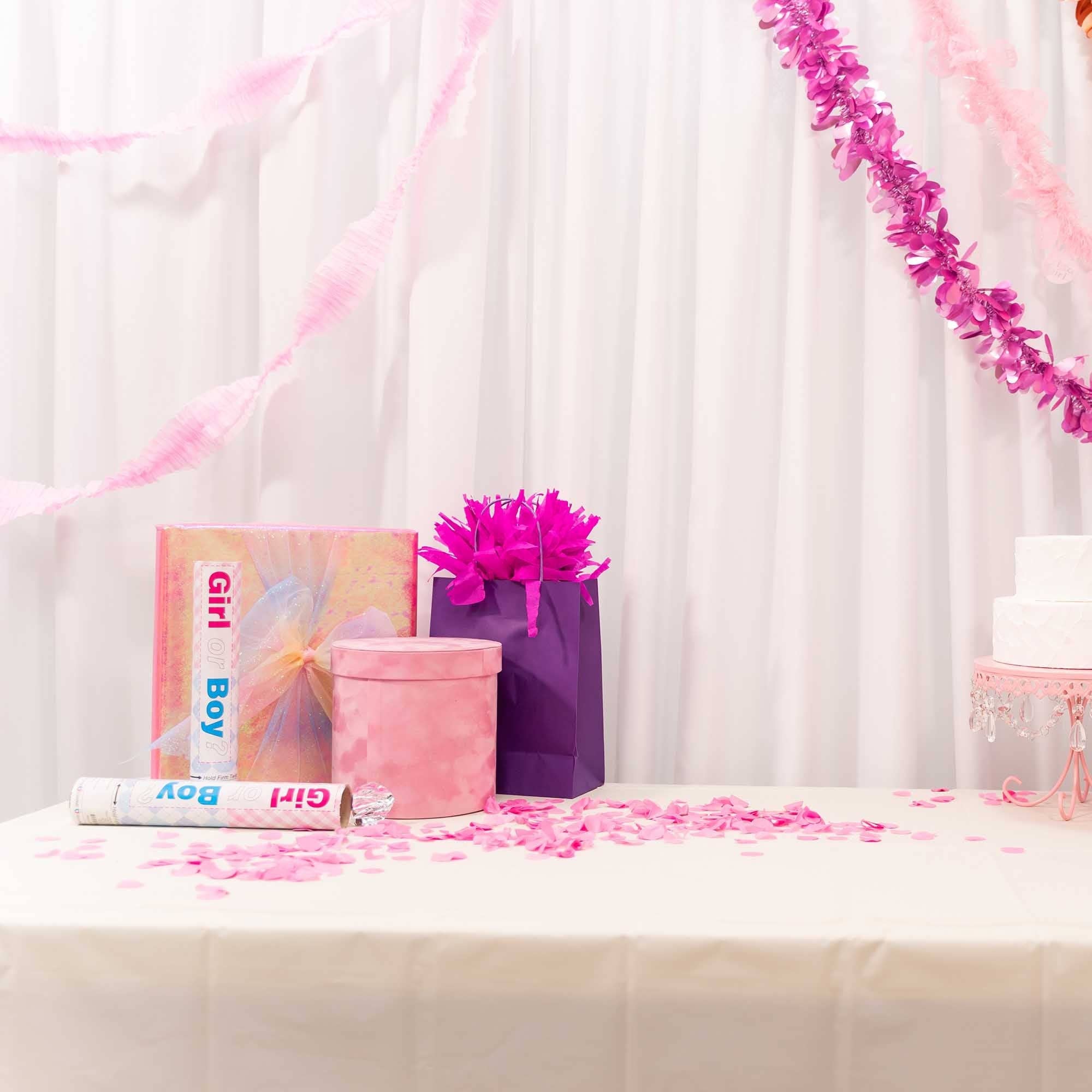 Gender Reveal Poppers - Pink for wholesale on Faire1