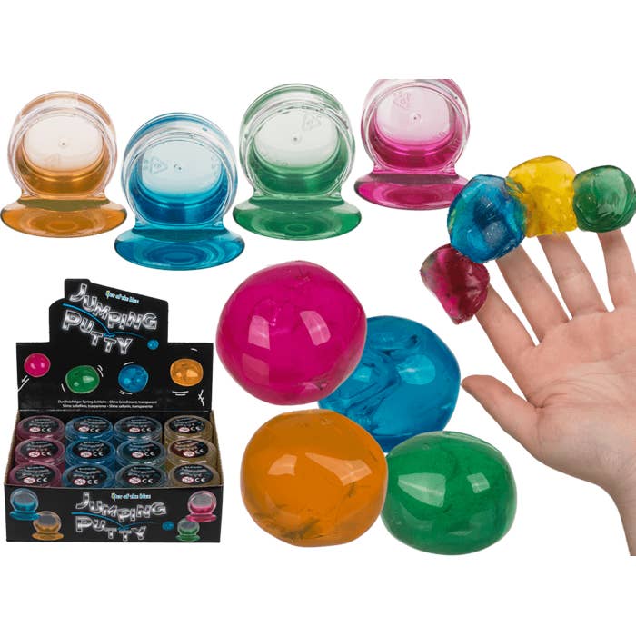 Out of the blue KG - Wholesale Putty/Slime - Kids - Jumping Putty, Clear,