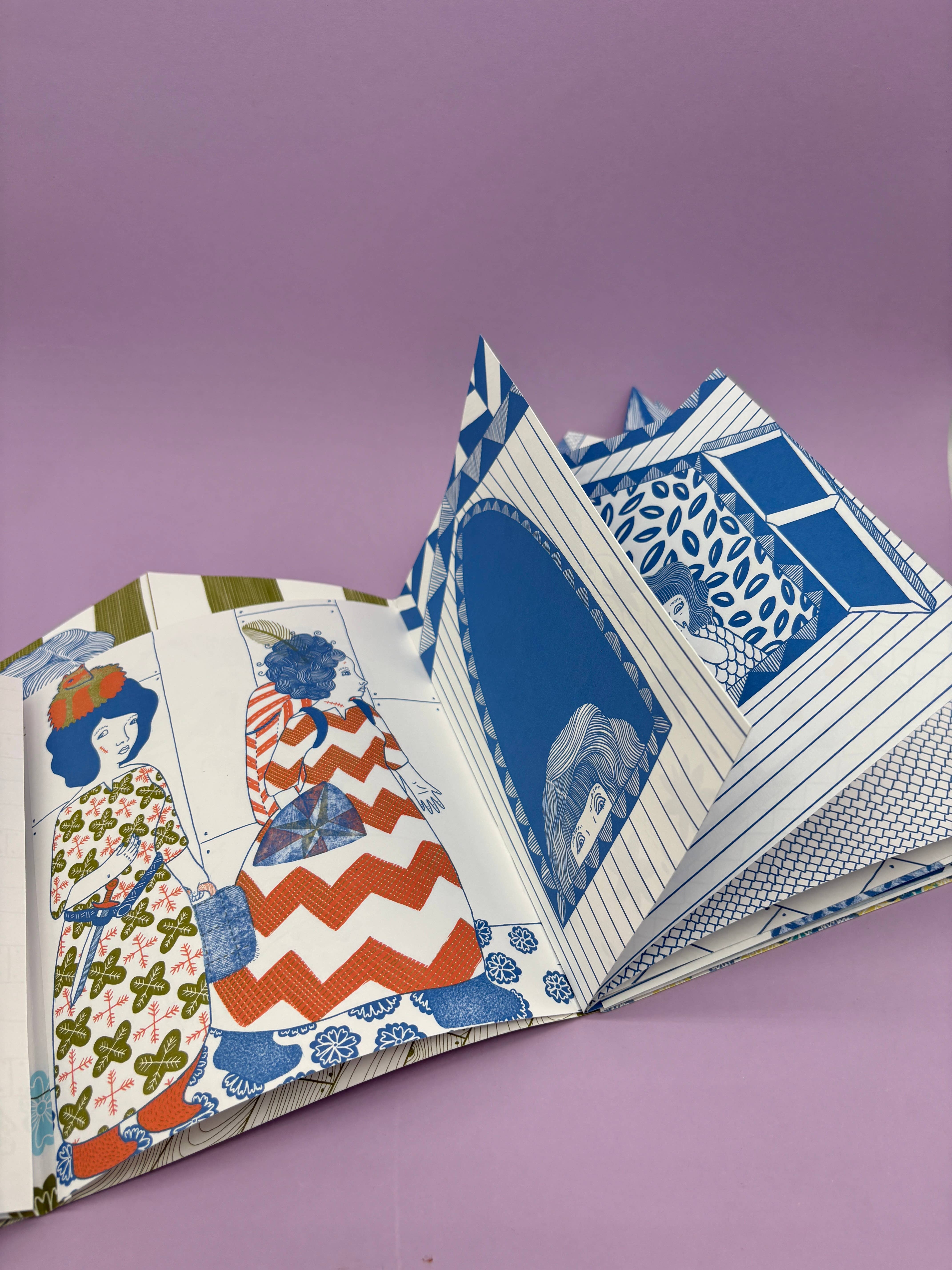 Erika Rier - Wholesale Magazine - Pageant - A Fold Out Art Zine9