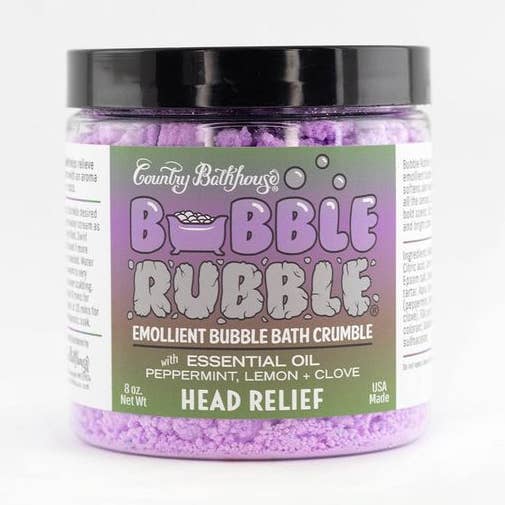 Bubble Rubble - Head Relief for wholesale by Country Bathhouse