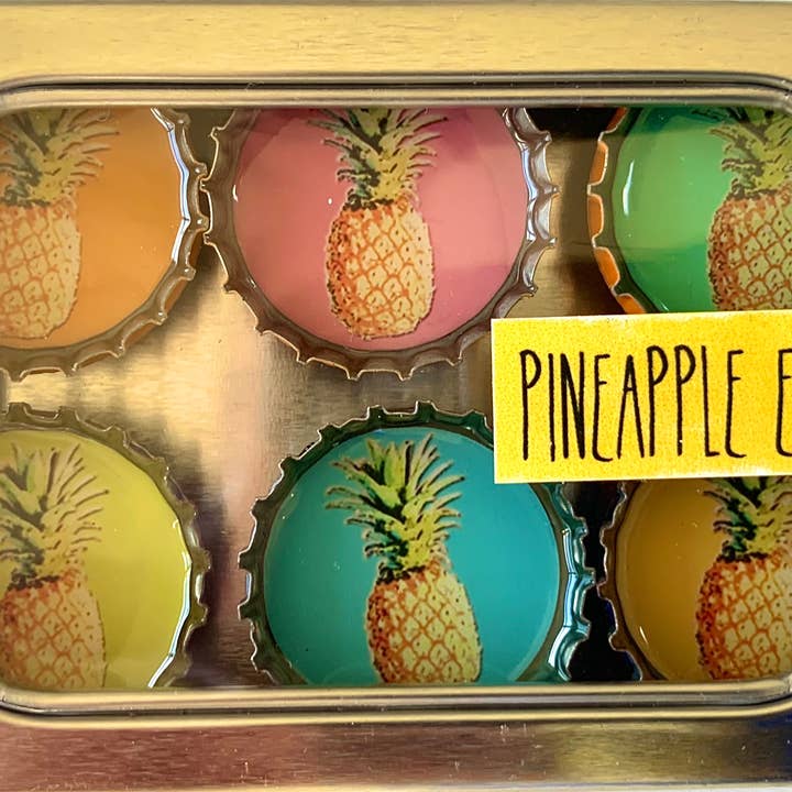 Magnets Pineapple Express - Décoration de plage pour la vente par Kate's Magnets