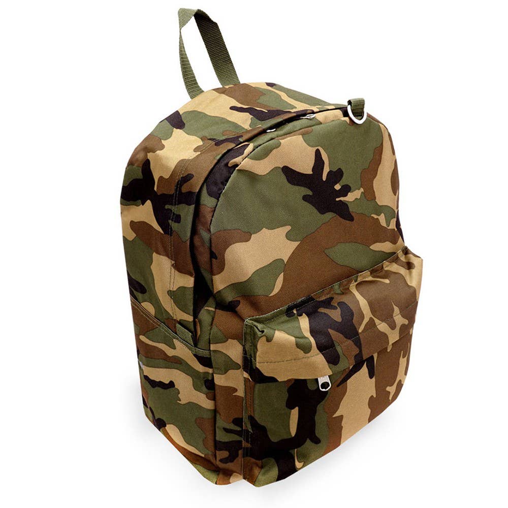 CAMOUFLAGE Classic Camo Backpack for wholesale on Faire2