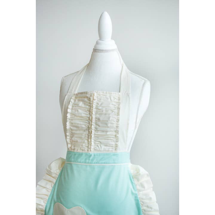Sugar baby Aprons - Wholesale Apron - A Vintage darling apron in mint (spring vibes)4