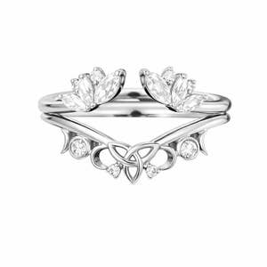 925 sterling zilver Delicate Set van Open Ring en Keltische Knoop Ring Noorse Viking ring voor wholesale door GEMPARA