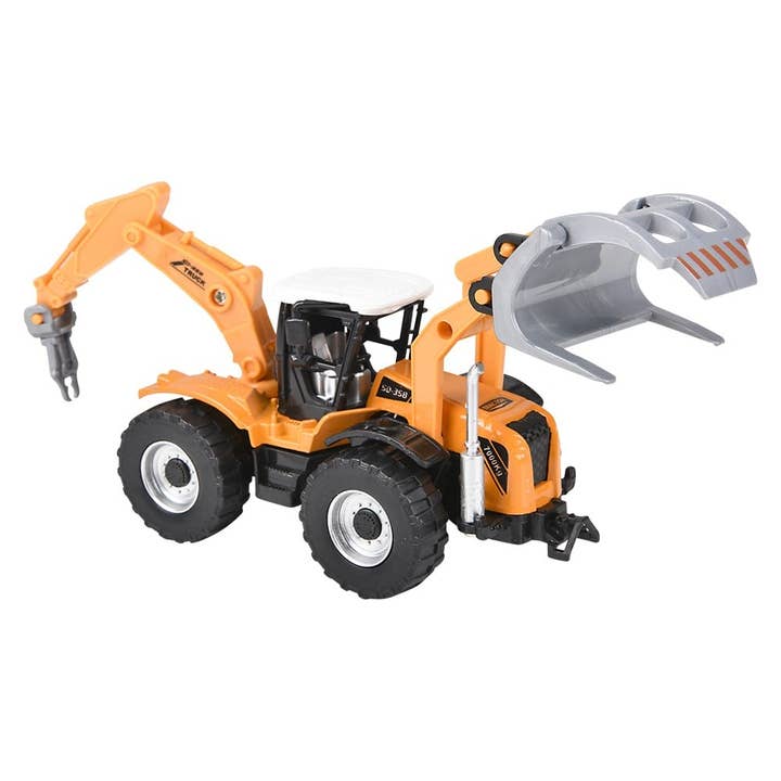La Luna Bella - Toys - Wholesale Toy Car/Truck - Kids - 7" DIE-CAST PULL BACK FARM TRACTOR ASSORTMENT LLB Car Toys