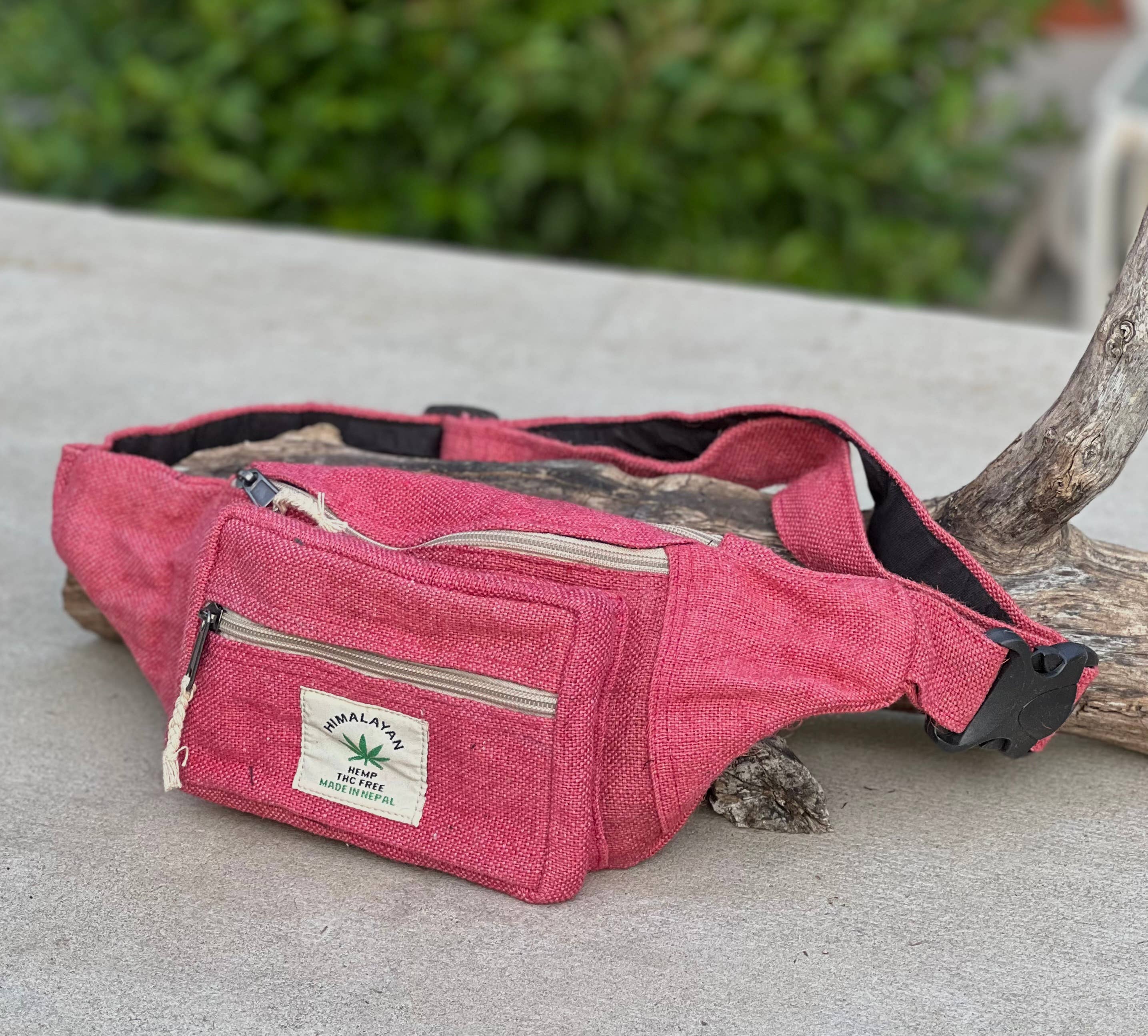 Lungta Imports - Wholesale Belt Bag - Women's - Eco-Friendly Boho Hippie Style Hemp Fanny Pack Hip Waist Bag13