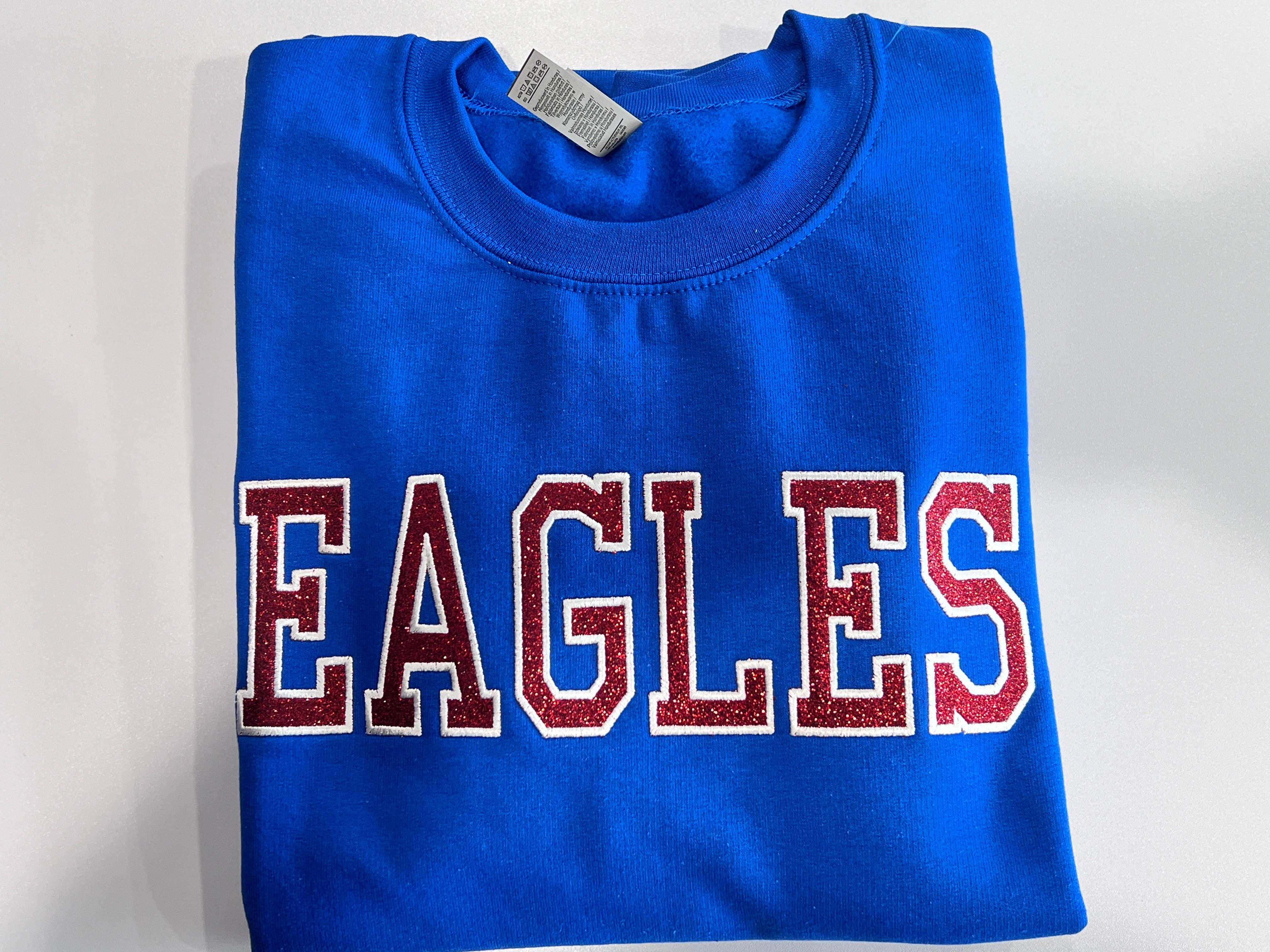 222 PARKSIDE – Großhandel Sweatshirt – Unisex – Sweatshirts mit Glitter Town/Teamstickerei1