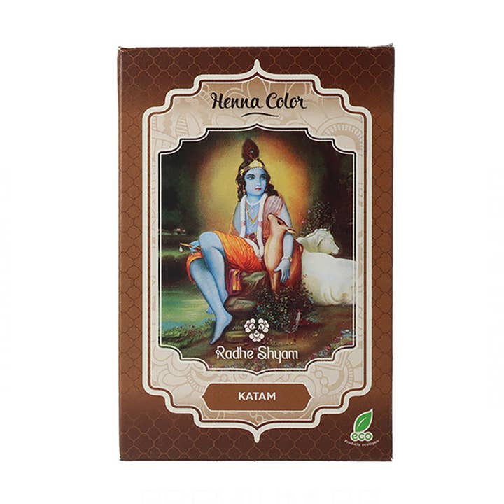 Radhe Shyam Katam Henna Powder 100G for wholesale by SUBLIME BEAUTY WHOLESALER SL