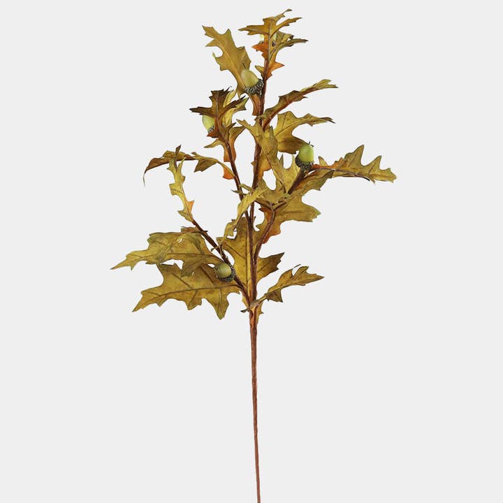 Prestige Botanicals - Wholesale Artificial Plant - Artificial Oak Leaves with Acorns 28"
