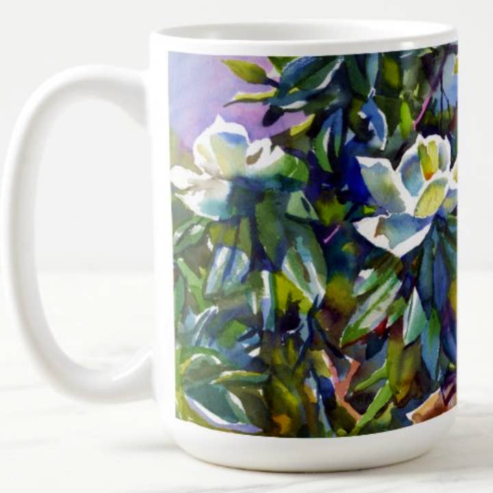 15 oz. Mug | Grandiflora for wholesale by Wyatt Waters Gallery